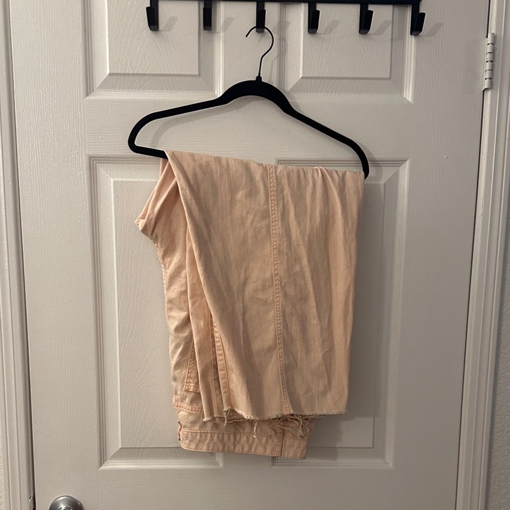 Peach Wide-leg jeans